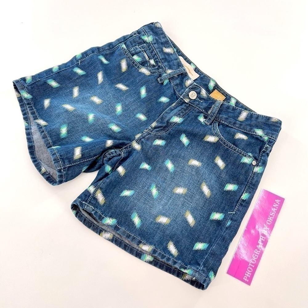 ANTHROPOLOGIE Pilcro Stet Ikat Print Denim Shorts Size 27 - Picture 5 of 12